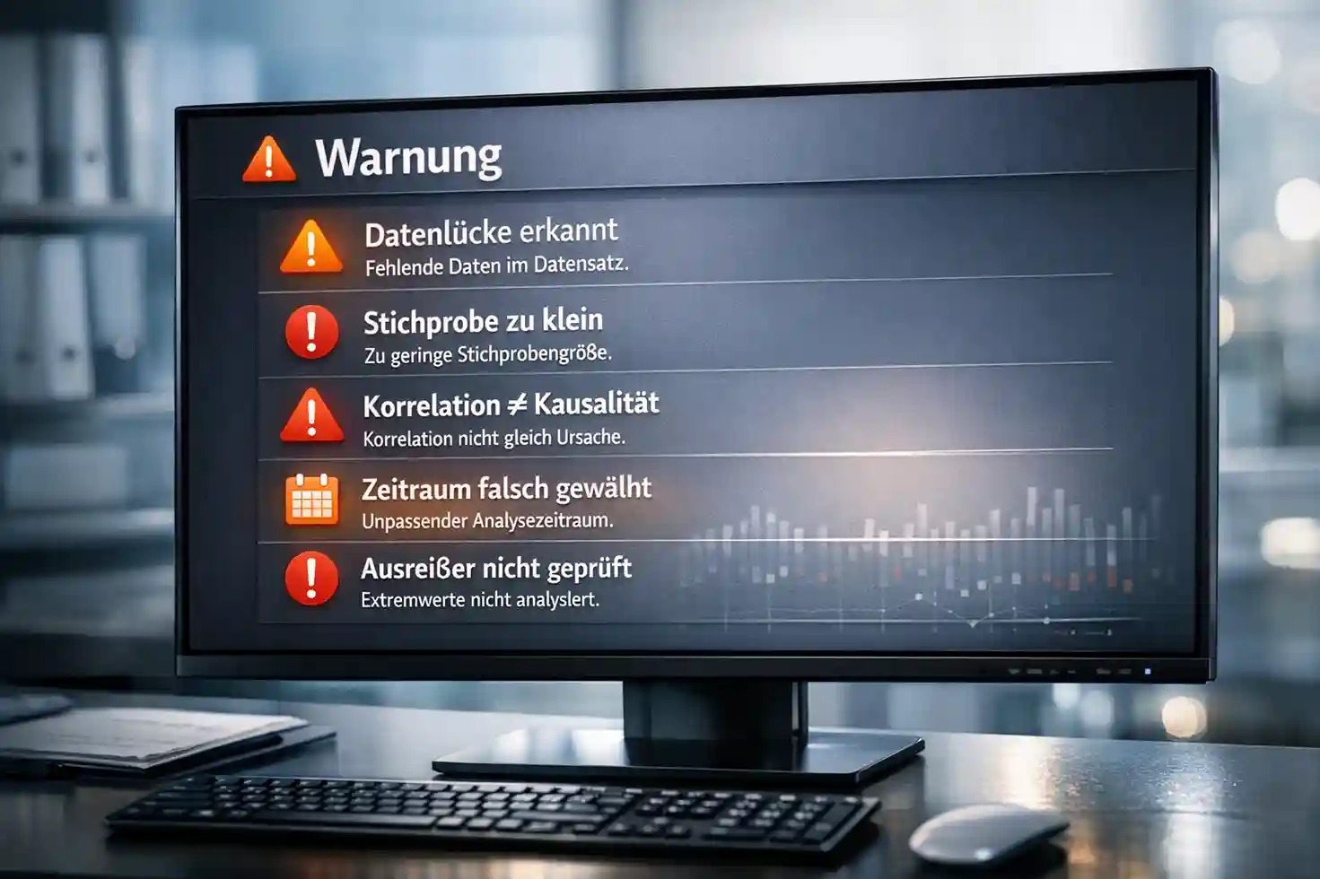 Warnhinweis zu h&auml;ufigen Analysefehlern